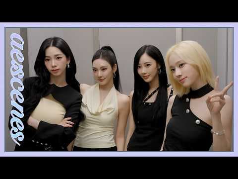 aespa - [ae:scenes] 스타~를 따라와~🌟 | 에스파 KB 국민은행 비하인드 (aespa KB Kookmin Bank behind)