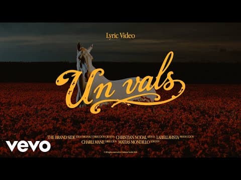 Christian Nodal - Christian Nodal - Un Vals (Lyric Video)
